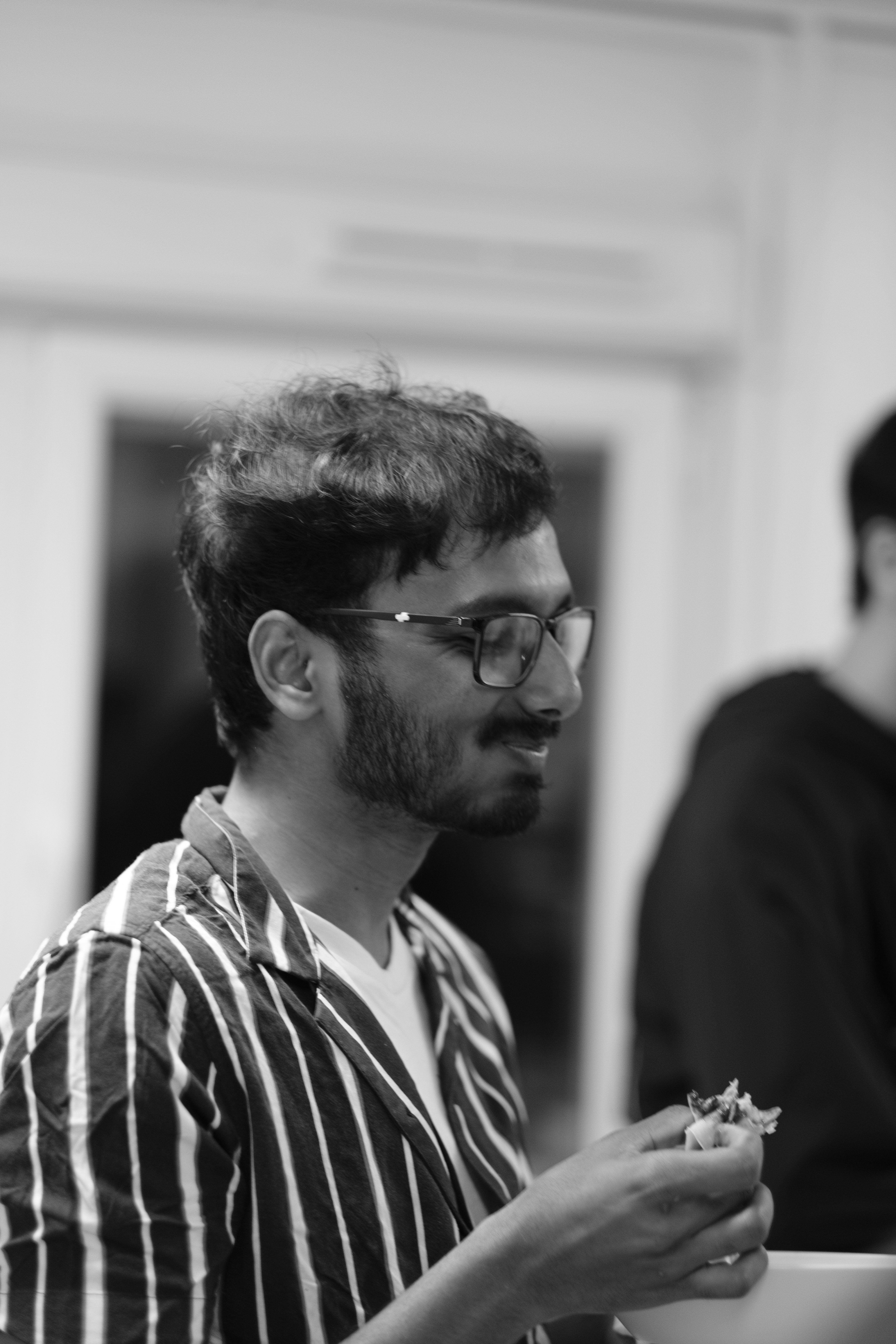 Black and white portrait